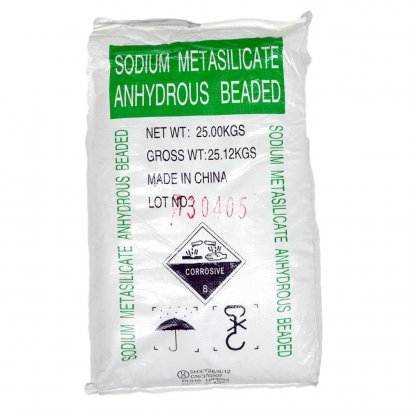 SODIUM METASILICATE ANHYDROUS BEADED